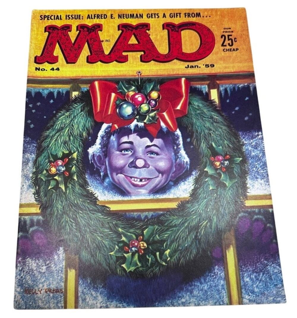 MAD MAGAZINE #44 - 1959 Santa Wreath January
